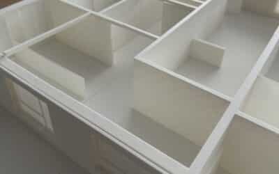 3D-Druck Architekturmodell im Maßstab 1:50