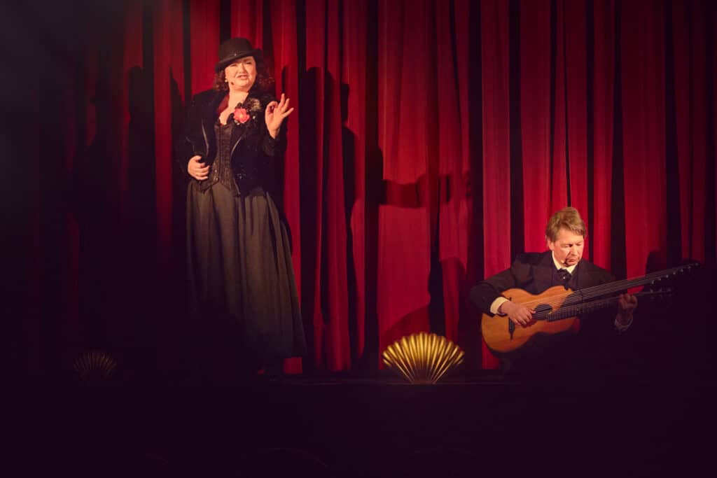 3D gedruckte Muschel auf der Bühne